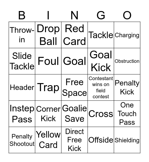FC Dallas Bingo Card