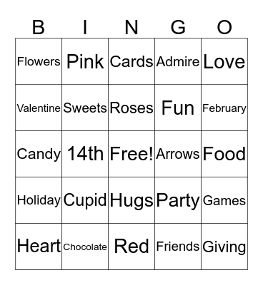 Mrs. P.'s Party Bingo Card