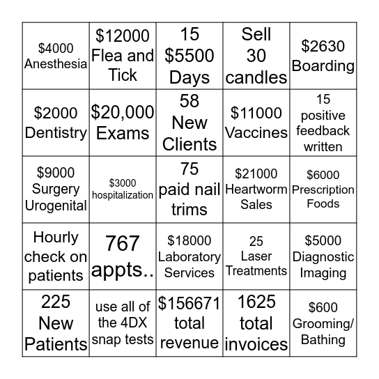 BLAH BINGO Card