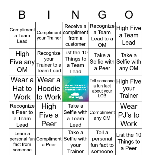 Employee Appreciation Day  Bingo Card
