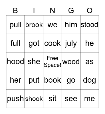 2nd Grade - 2 Bingo Card