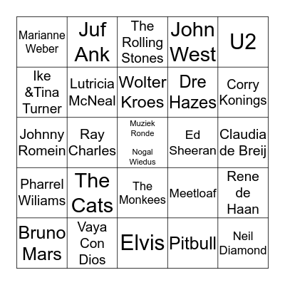 Gooise Glamour Ladies Night Bingo Card