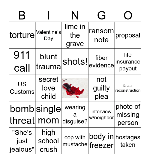 possum,snake,skull Bingo Card