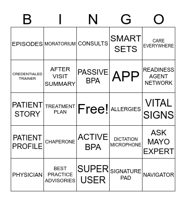 an EPIC GAME NIGHT 4 Bingo Card