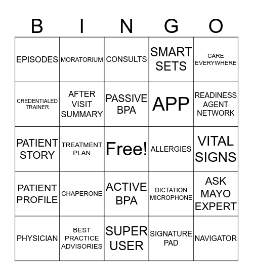 an EPIC GAME NIGHT 4 Bingo Card