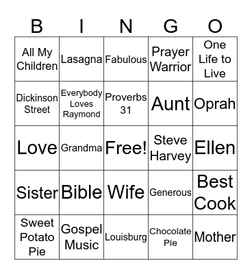 Happy Birthday Margaret Bingo Card