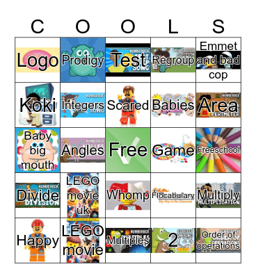 Mixed bingo Card