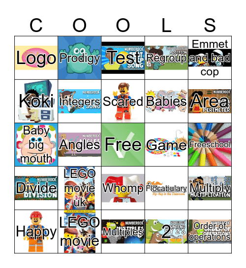 Mixed bingo Card