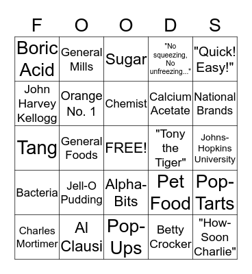 Convenience with a "C" Bingo Card