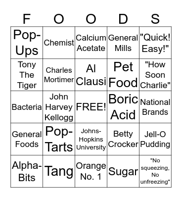 Convenience with a "C" Bingo Card