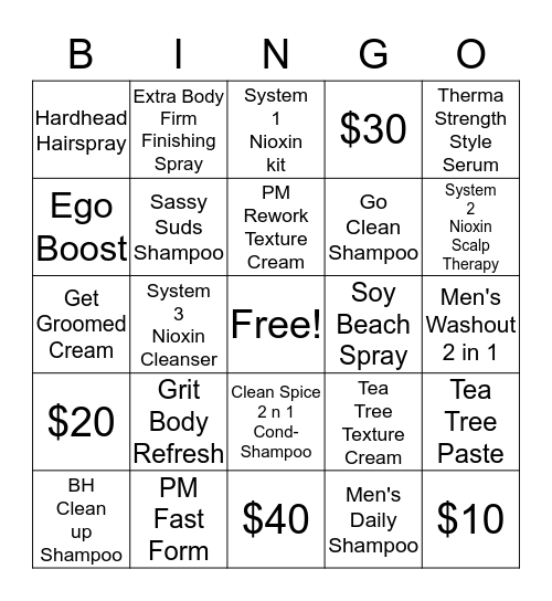 March Madness Bingo Card