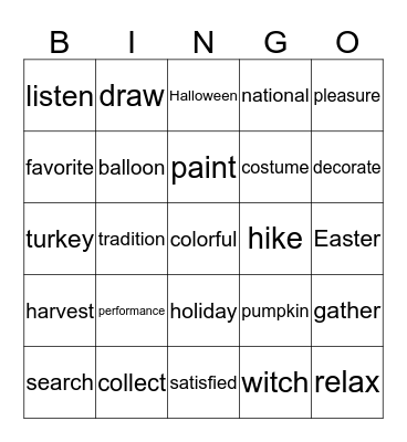 영단어800 Day 23~25 Bingo Card