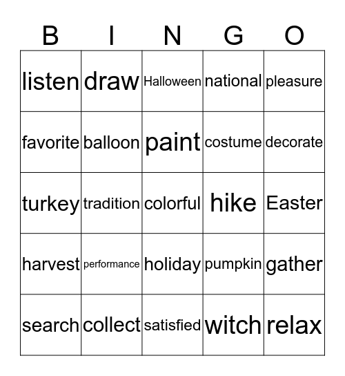 영단어800 Day 23~25 Bingo Card