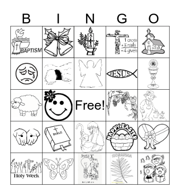 EASTER BINGO  Bingo Card