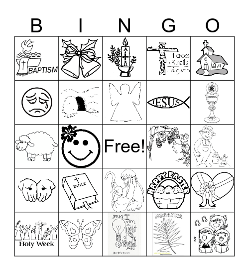EASTER BINGO  Bingo Card