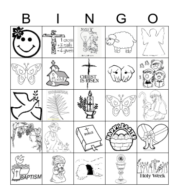 EASTER BINGO Card