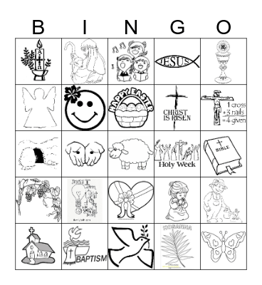 EASTER BINGO  Bingo Card