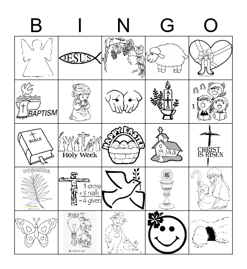 EASTER BINGO  Bingo Card