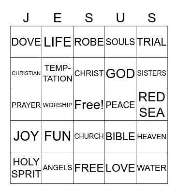 WOMEN RETREAT 2018 BINGO Card
