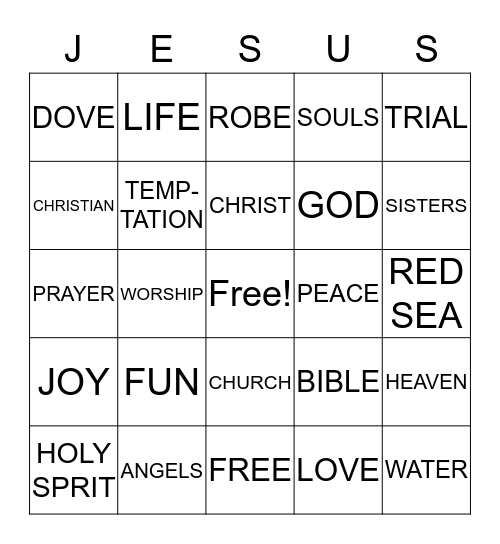 WOMEN RETREAT 2018 BINGO Card