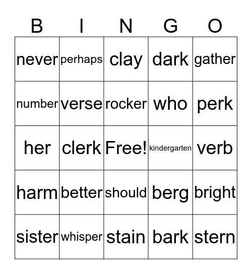 PFR 2 Ch. 26 BINGO Card