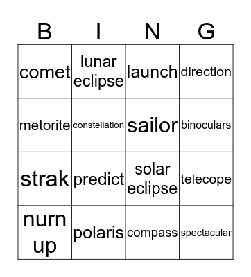 mirinae Bingo Card