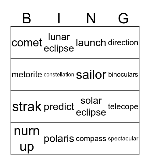 mirinae Bingo Card