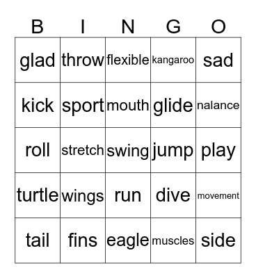 semmul Bingo Card