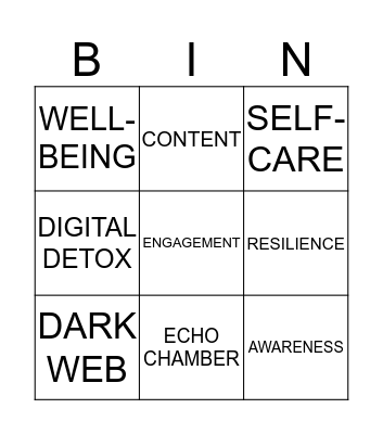 OTR BUZZWORD BINGO Card