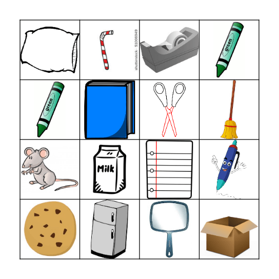 IF YOU GIVE A MOUSE A COOKIE Bingo Card