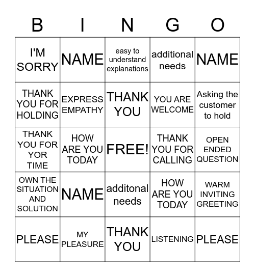 Remarkable Bingo  Bingo Card