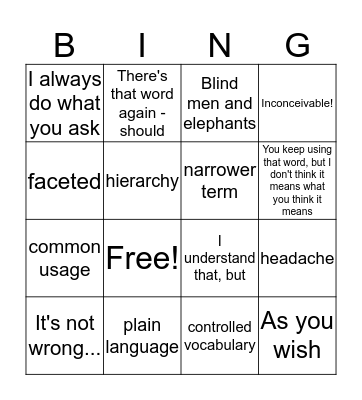 Simple Bingo Card