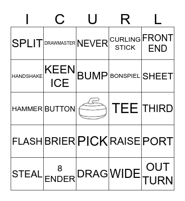 ICURL BINGO Card
