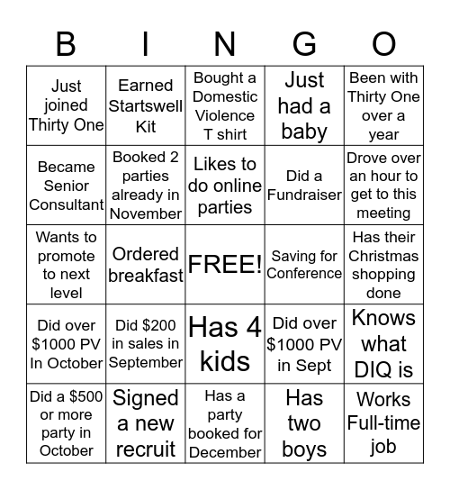 Believe and a Cheese Bingo Card