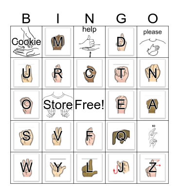 ASL Bingo Card