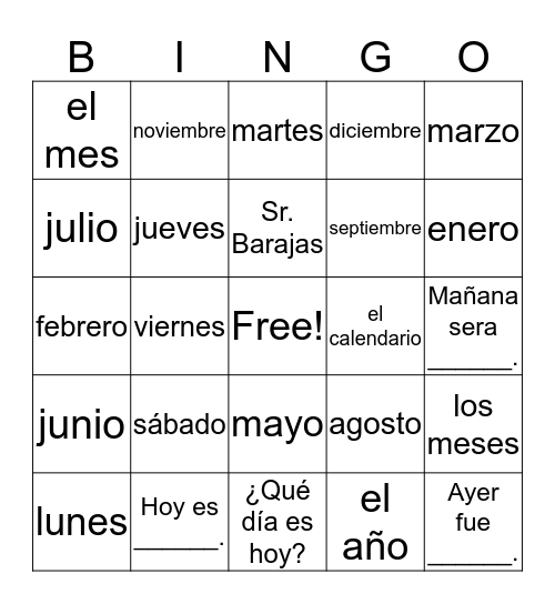 Moths of the Year Bingo Card