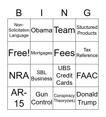 Miller Marsden Bingo Card