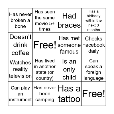 Corporate Communications Bingo! Bingo Card