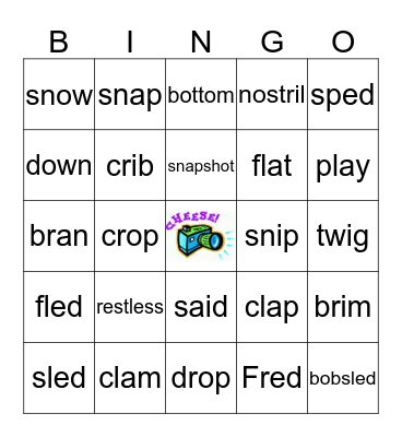 Level 1 Lesson 27 Bingo Card