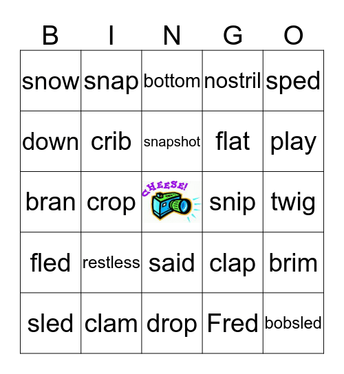 Level 1 Lesson 27 Bingo Card