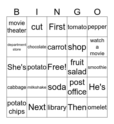 Book 3 Review  Bingo Card