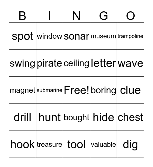 Compass Bingo Card