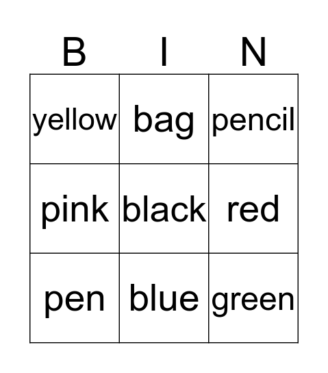HF Get Ready 3.1  Bingo Card