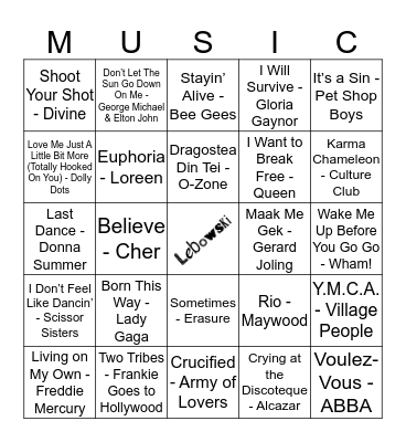 204 Bingo Card