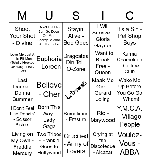 204 Bingo Card