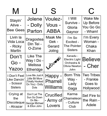 209 Bingo Card
