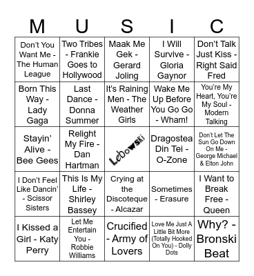 215 Bingo Card