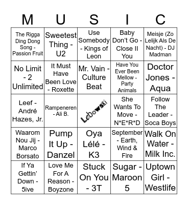 416 Bingo Card