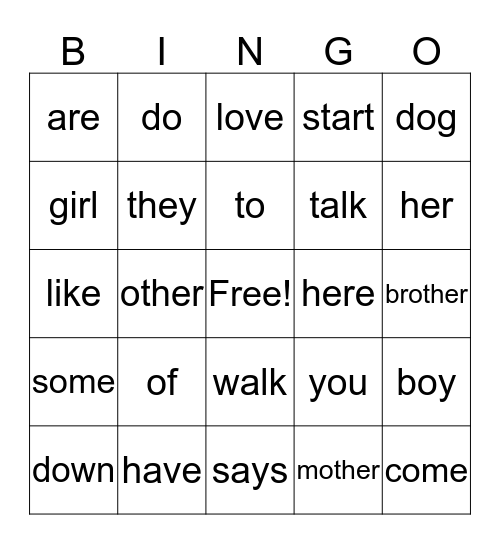 RM P 1-24b  Bingo Card