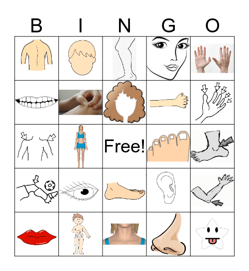 The Body Bingo Card